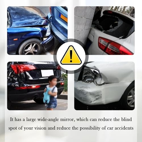 2PCS HD Blind Spot Mirror,360° Adjustable Side Mirrors Blindspot for Expanding