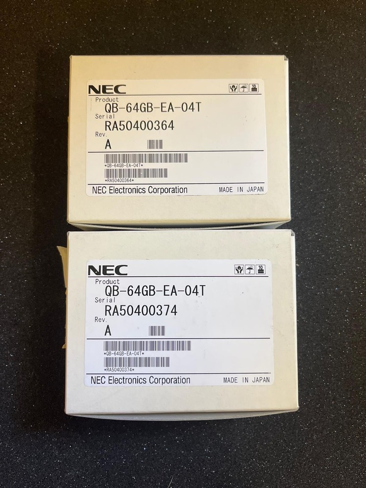 NEC LOT OF 2 QB-64GB-EA-04T MICROCONTROLLERS