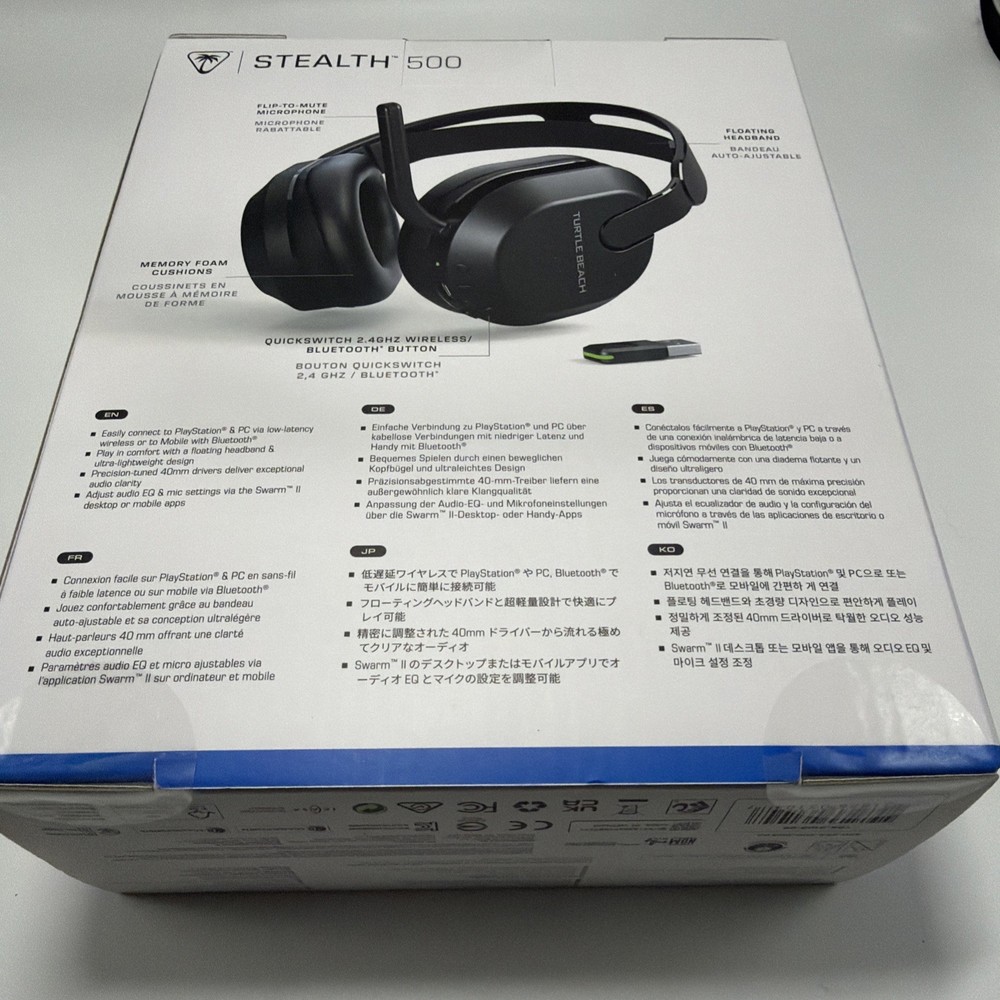 Turtle Beach Stealth 500 Wireless Amplified Gaming Headset PlayStation