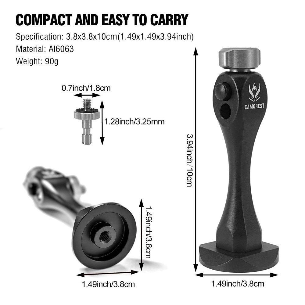 Binocular Tripod Adapter Quick Release with 1/4-20 Inch Threading,T6061...