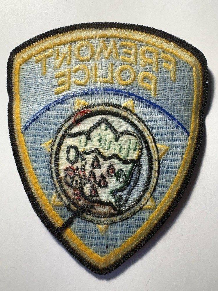 Fremont California Police Patch