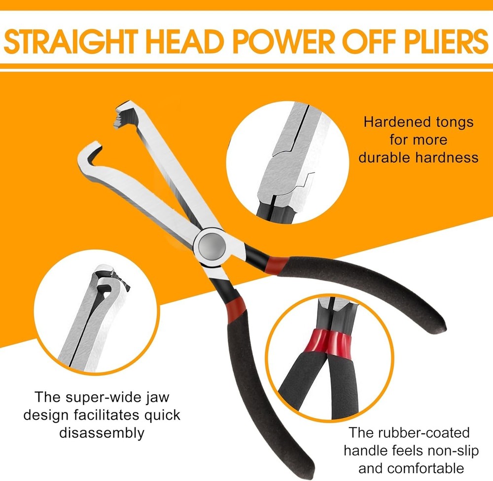 2pc Electrical Disconnect Pliers 60 Degree Electrical Connector Separator Wiring