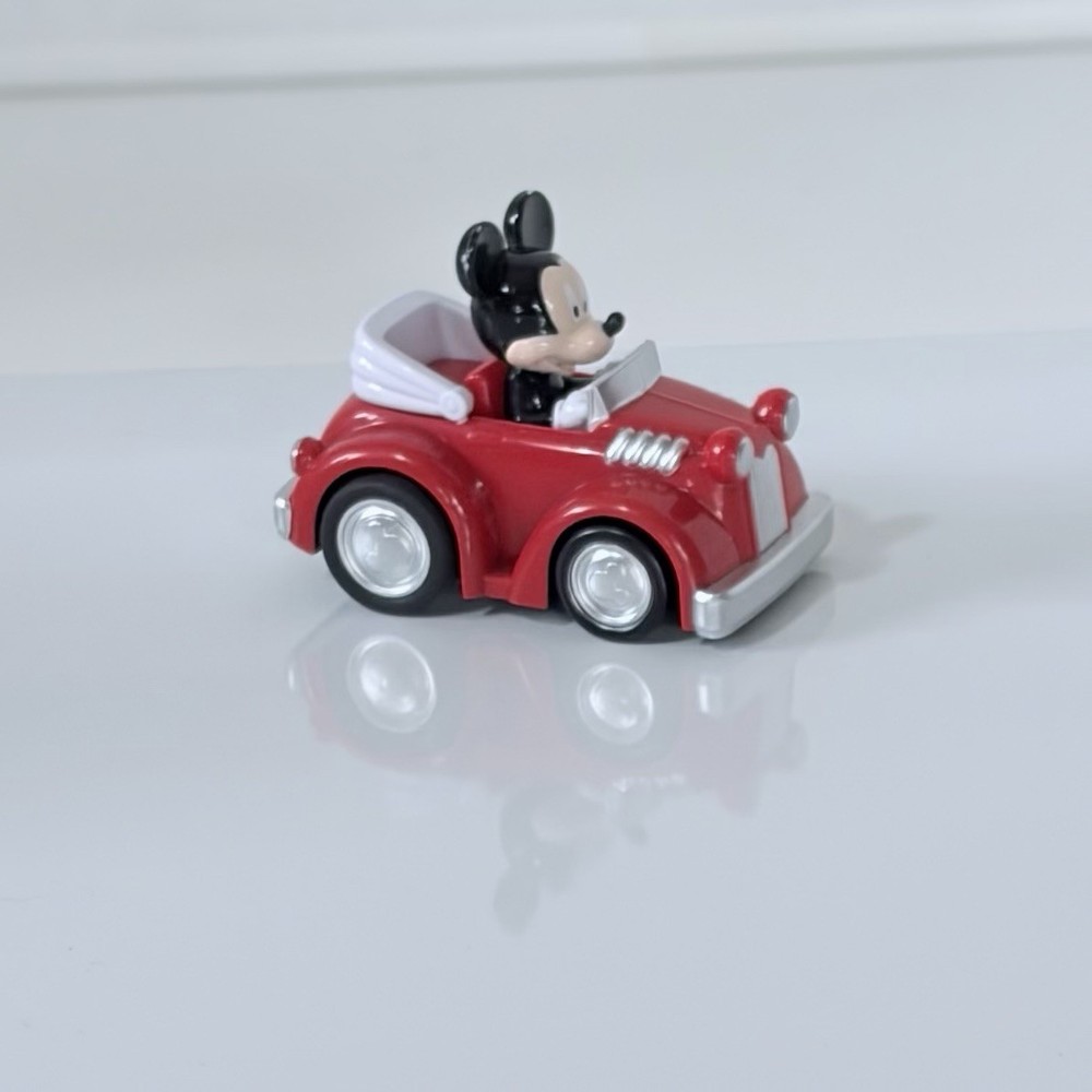 Disney Junior Mickey Mouse & Friends Pull Back N Go Car, Mickey Mouse, Red