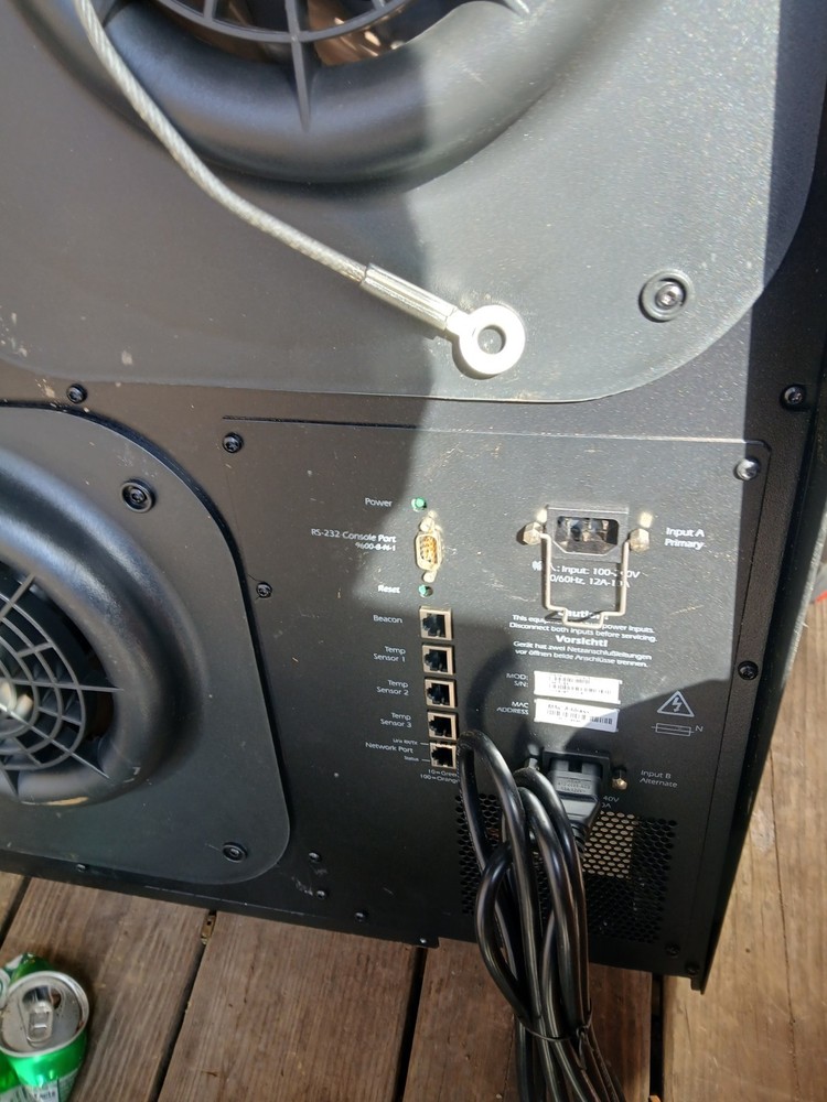 APC Rack Air Removal Unit Cooling System Freestanding Mount Type