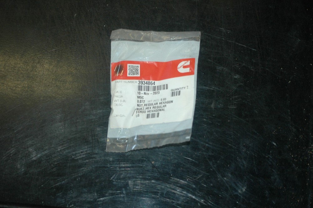 CUMMINS NUT,REGULAR HEXAGON 3934864