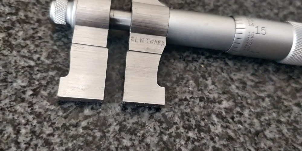 Starrett 700B Inside Micrometer Caliper 1-2" Range