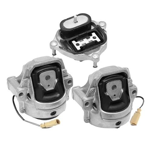 3pcs Front Engine Motor Mount Kit Compatible with 2013 Audi A4 A5 Quattro(3Pcs)
