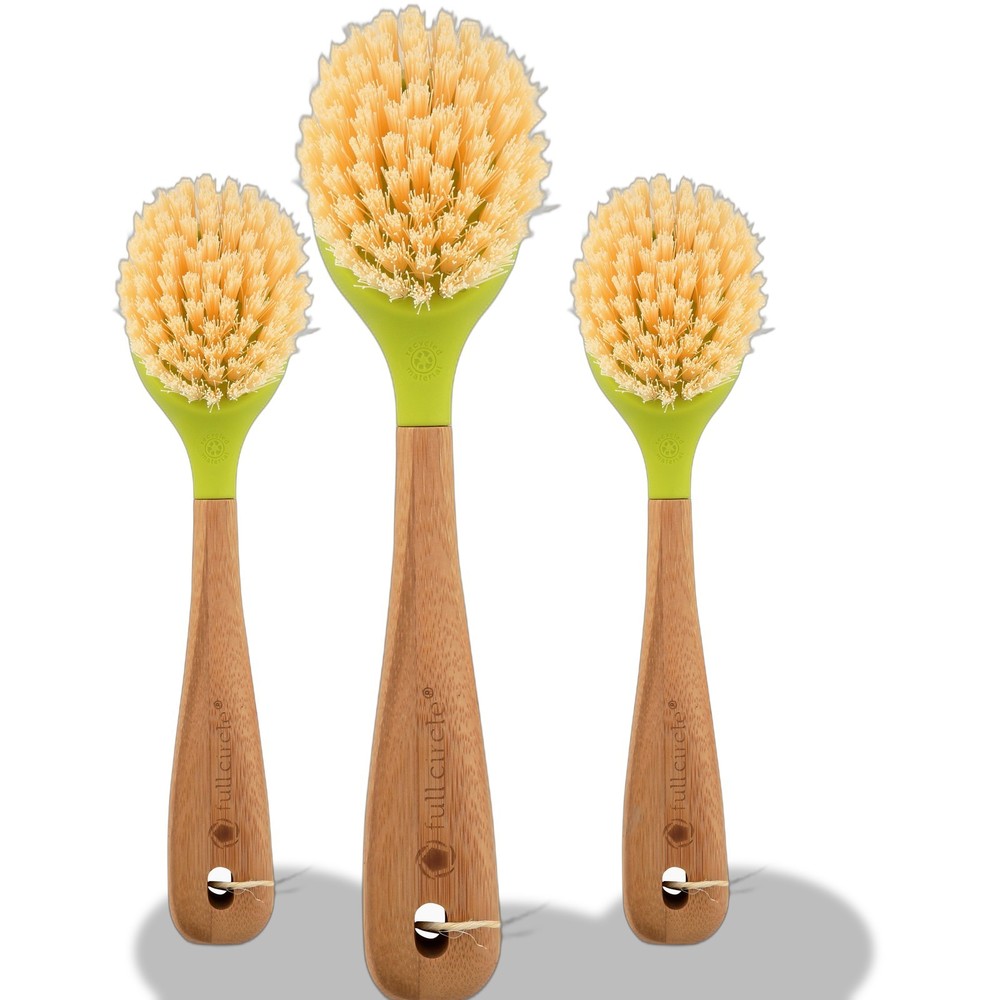 Full Circle Be Good Dish Brush Cleaning Kitchen 3 Pack