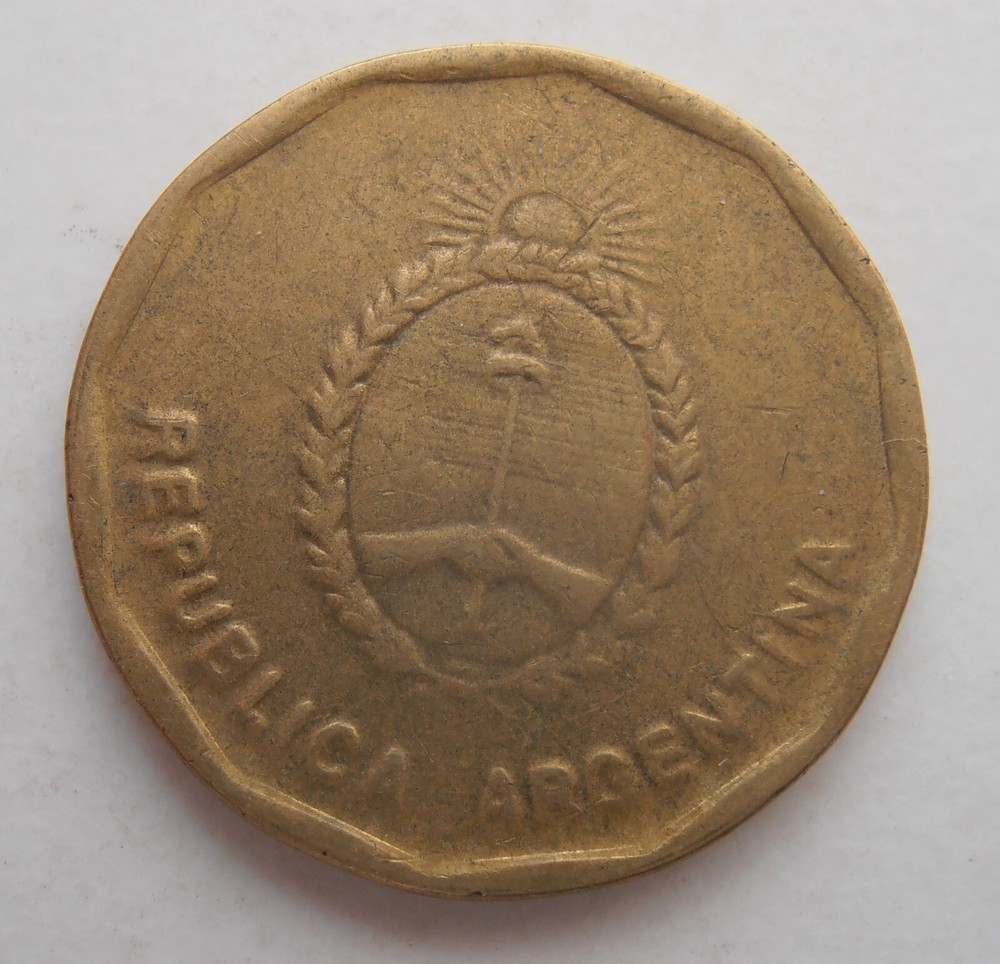 ARGENTINA 10 CENTAVOS 1986