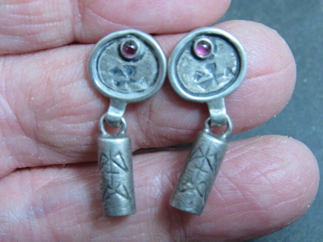 native american sterling earrings