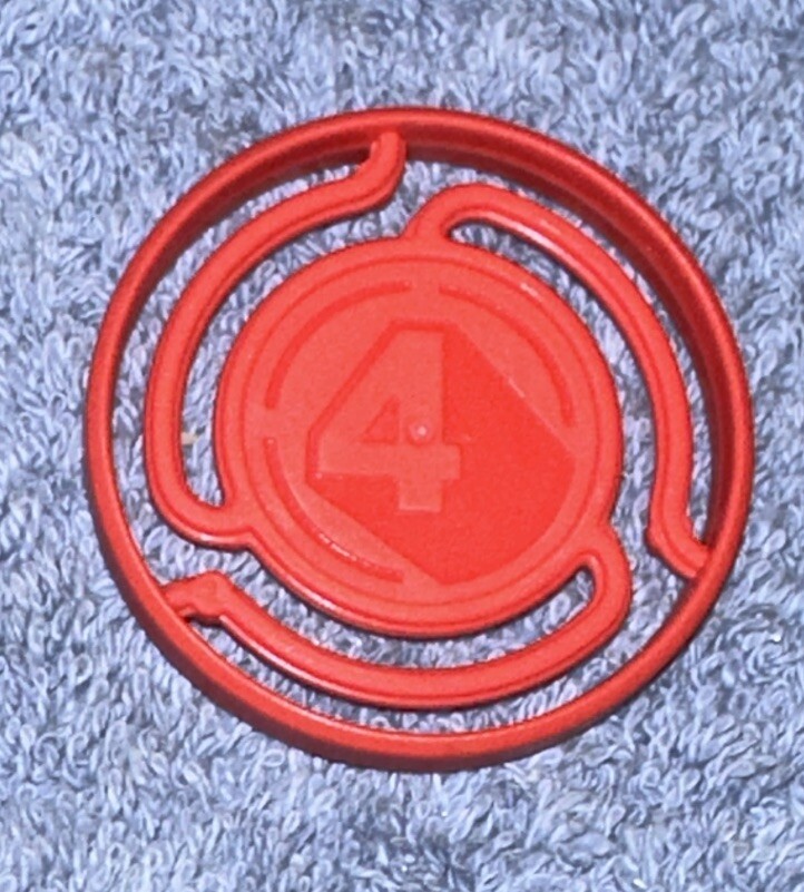 2020 Hasbro Connect 4 Four Blast Powered By Nerf Replacement Disc Red