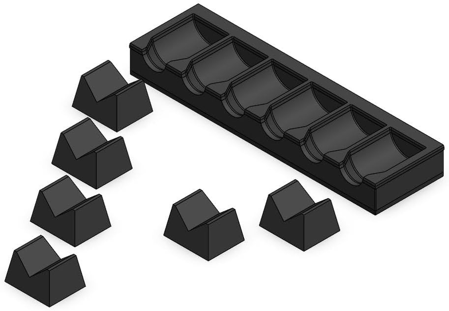 MagAttach Socket Extension Organizers 3 Piece Set Red/Black)