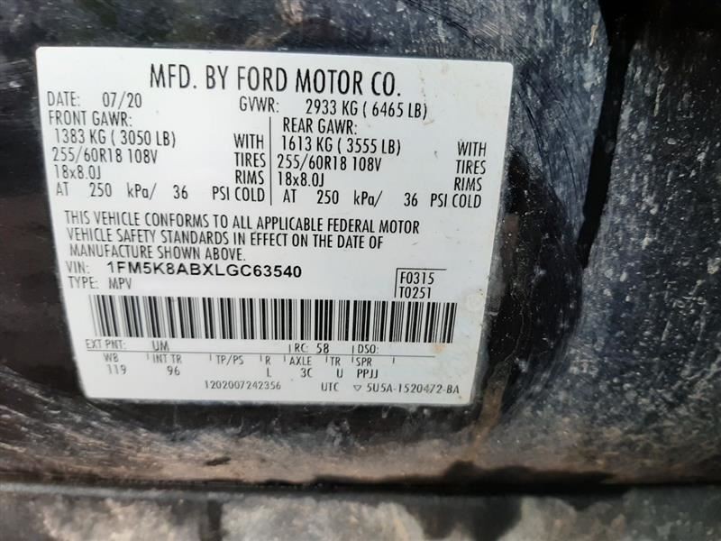 Transfer Case Fits 20 AVIATOR 580565