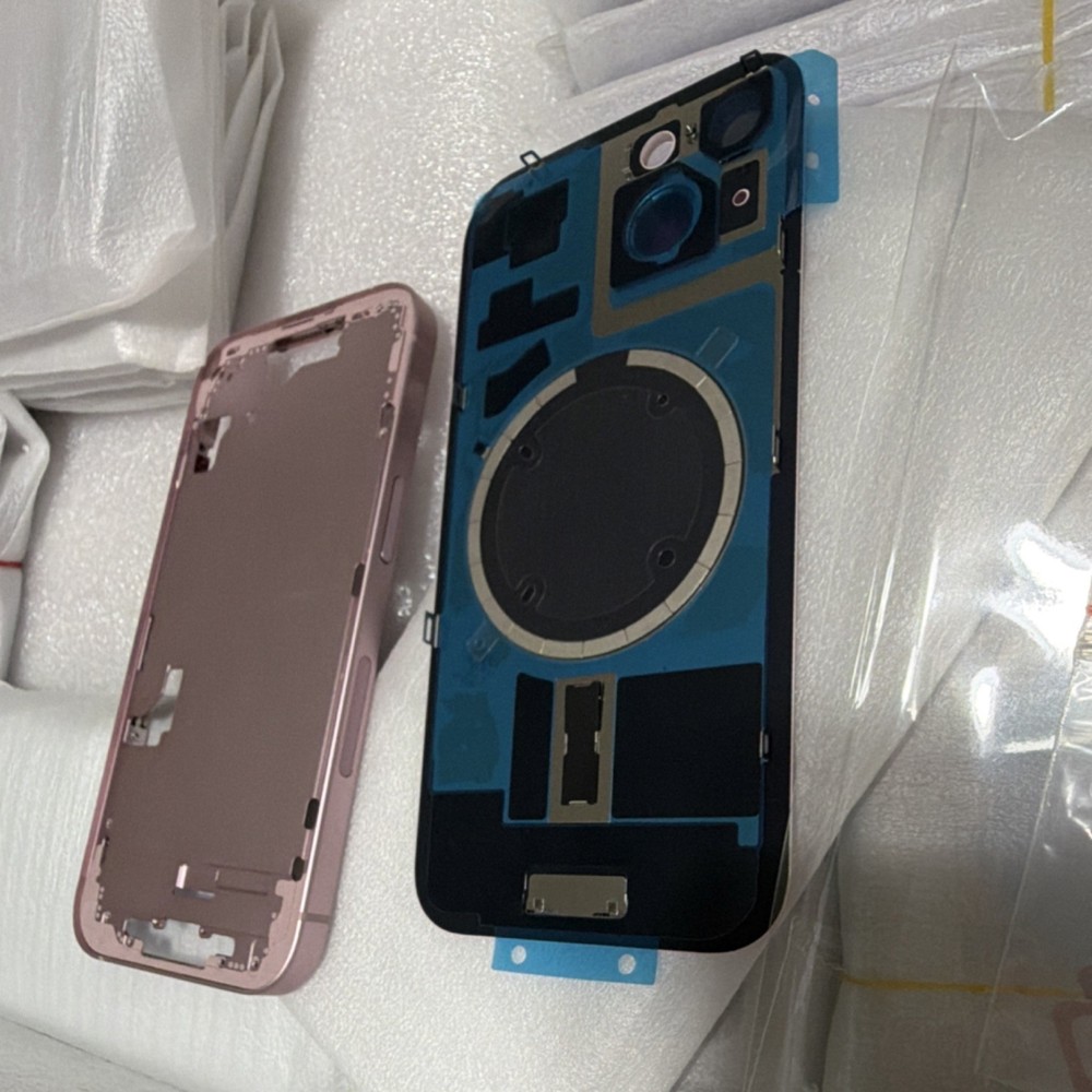 Apple iPhone 15 Pink Housing Frame Back Cover Replacement