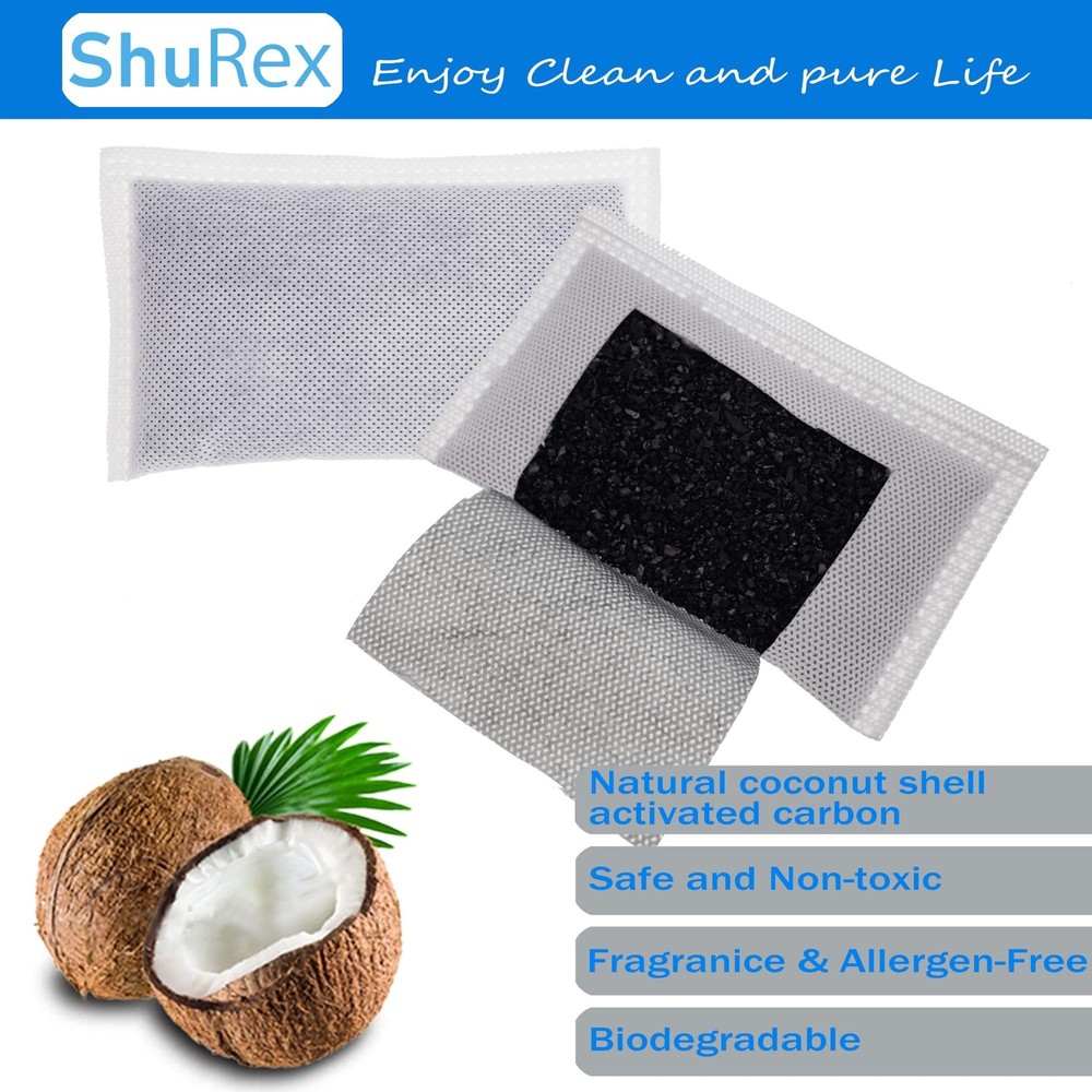 Activated Charcoal Odor Absorbing Filter Refill Deodorizer Compatible with iT...