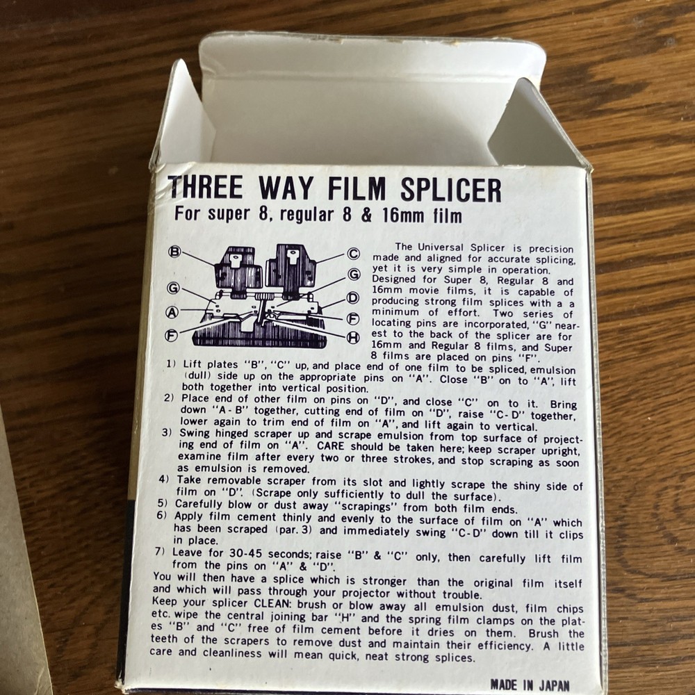 Vintage Qualide FILM SPLICER
