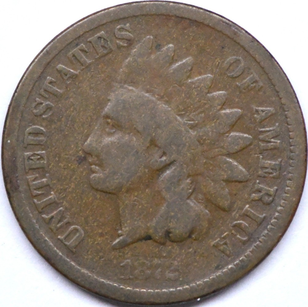 1872 indian head penny