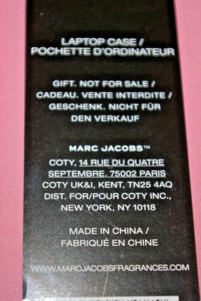 Marc Jacobs Pink Daisy Pop Computer Case