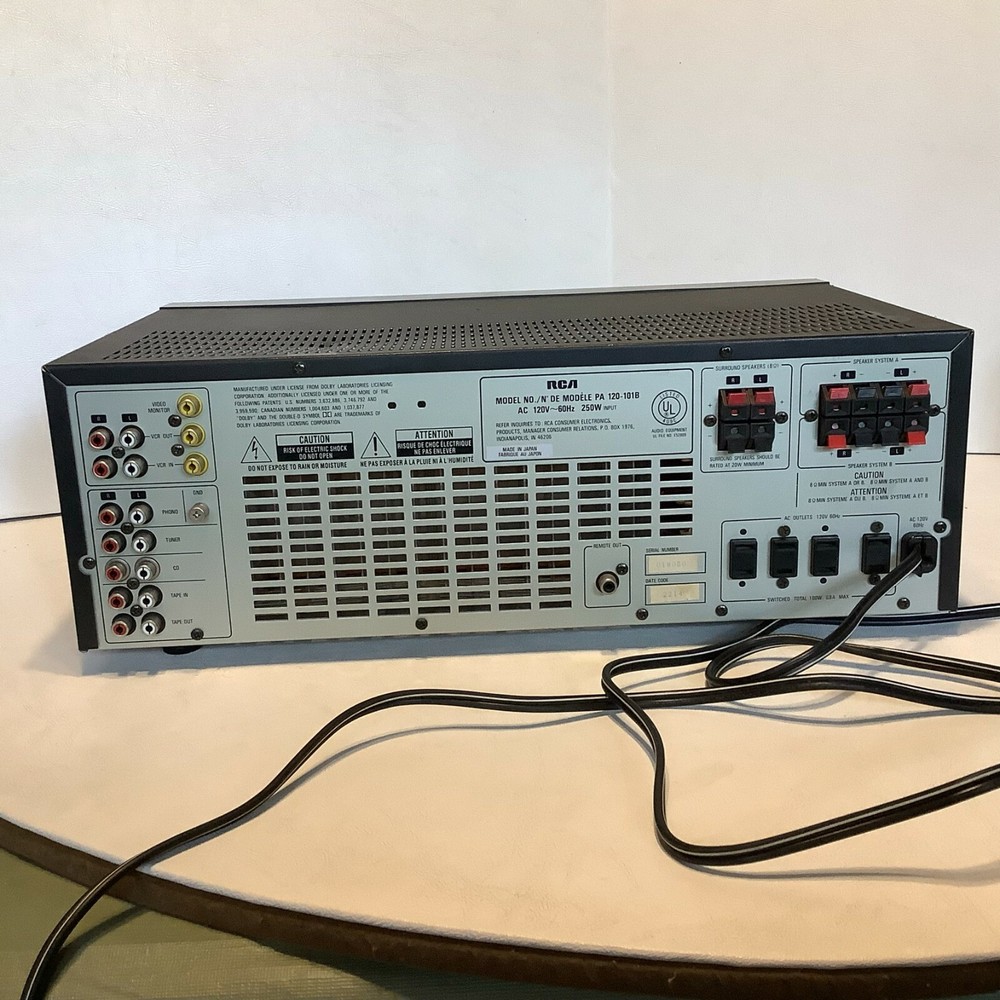 RCA PA 120-1013 AV Sound Amplifier