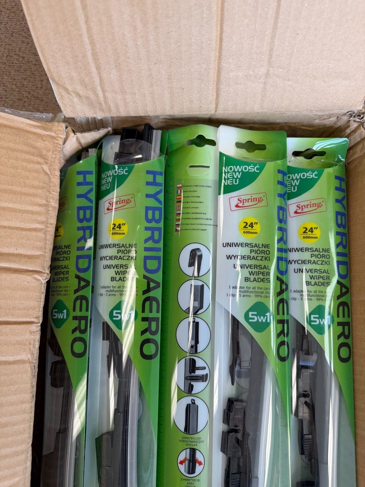 50 pcs Bulk 24" Universal Wiper Blades Master Case