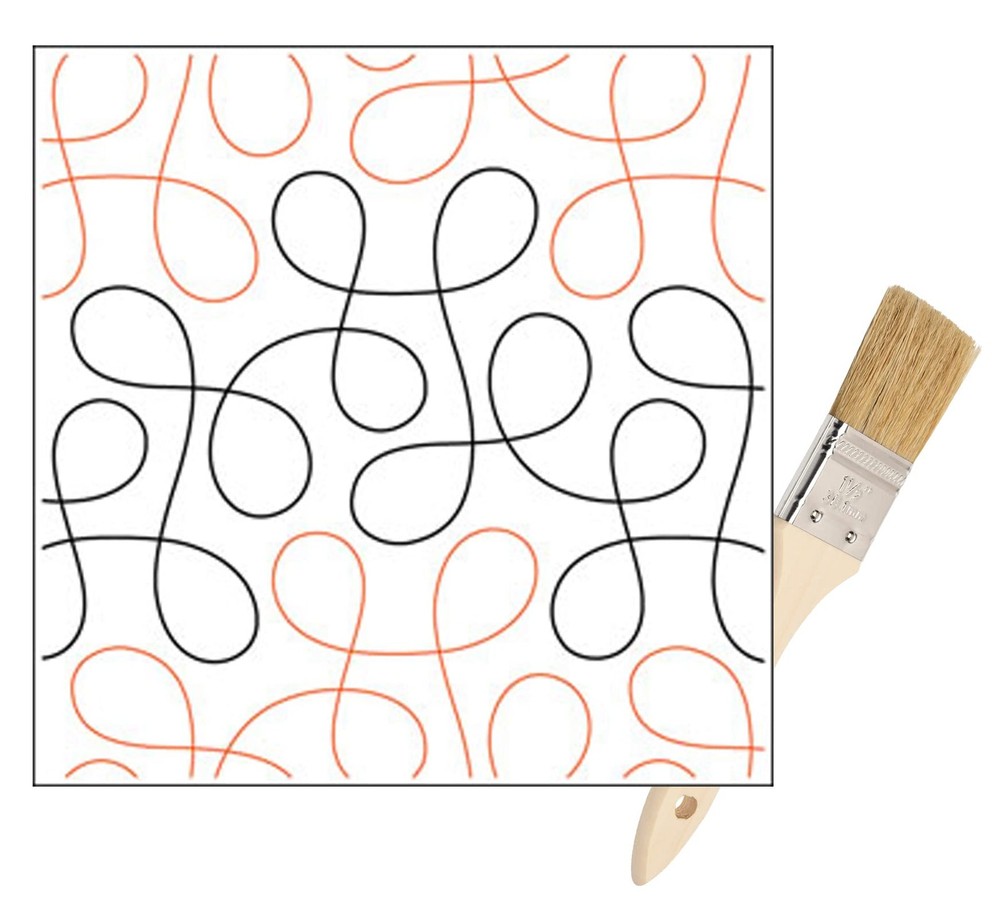 Quilting Pantographs Pattern Roll - for Longarm Quilting Machines - Easy Loop...