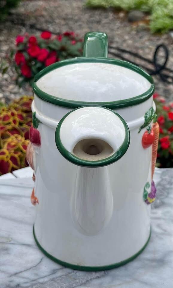 Department 56 Vegetable Face Ceramic Watering Can