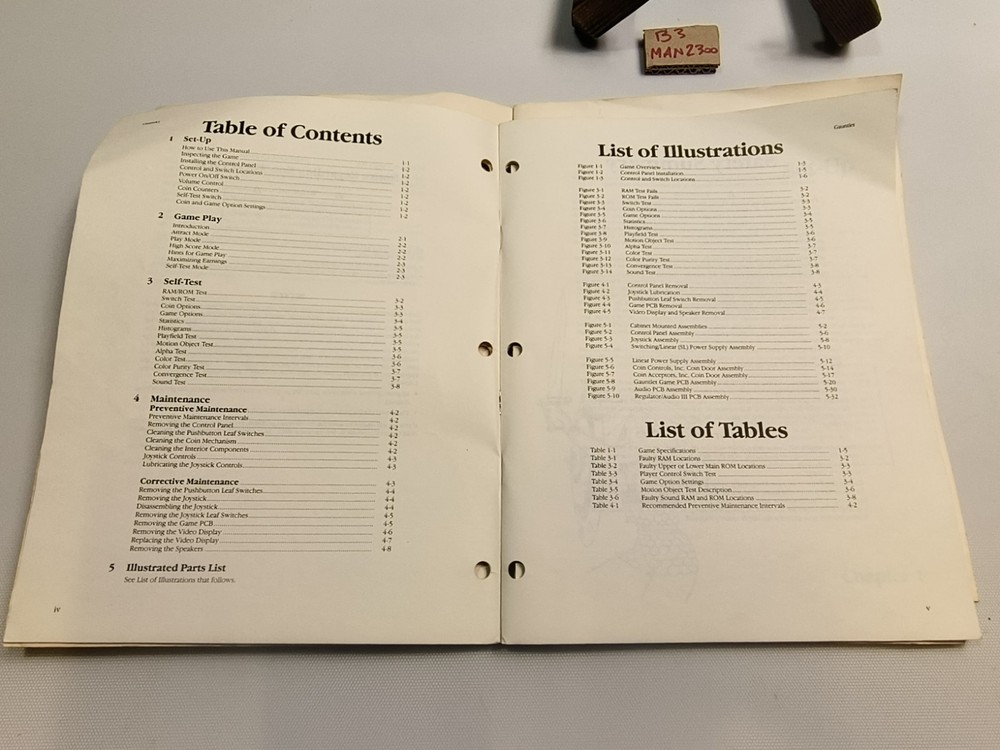 1985 ATARI GAUNTLET OPERATORS MANUAL AND SCHEMATIC PACKAGE SUPPLEMENT