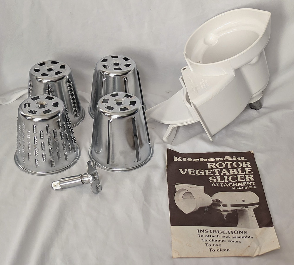 Vintage KitchenAid Rotor Vegetable Slicer Attachment Model RVS-A **READ INFO**