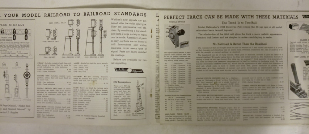 Vanden Boom Mini-Train 1940 Catalog