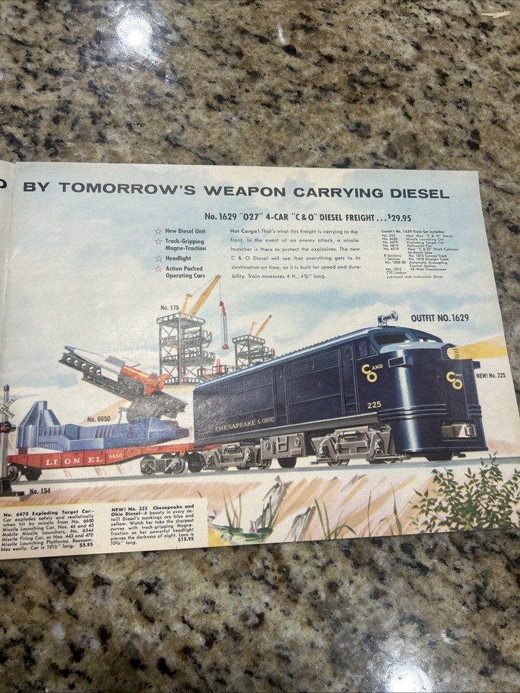 Lionel Vintage 1960 Train Catalog