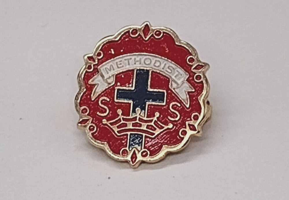 Methodist Sunday School Small Religious Lapel Pin