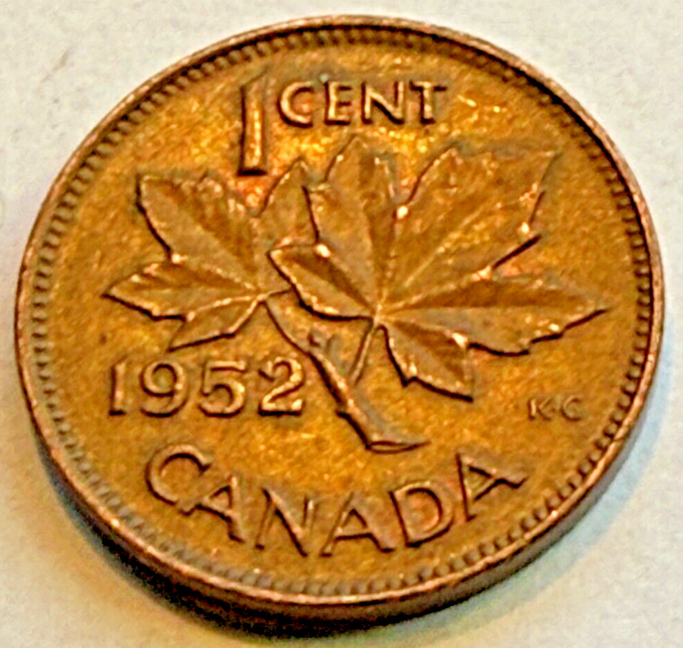1952 CANADA CENT PENNY