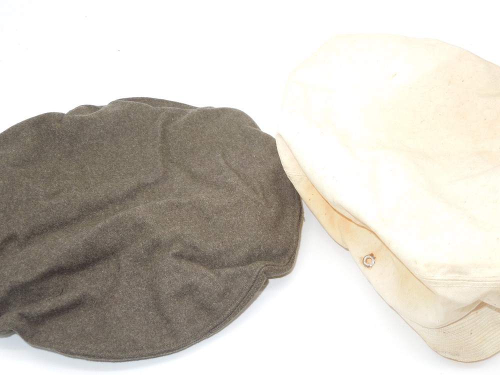 Original WWII US Marine Corps Visor Hat Cap Covers