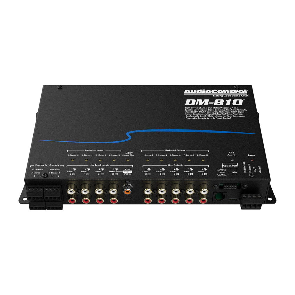 AudioControl DM-810 DSP Matrix Digital Signal Processor 8-CH Input/10-CH Output