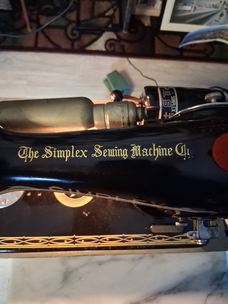 Vintage Simplex Sewing Machine with Case