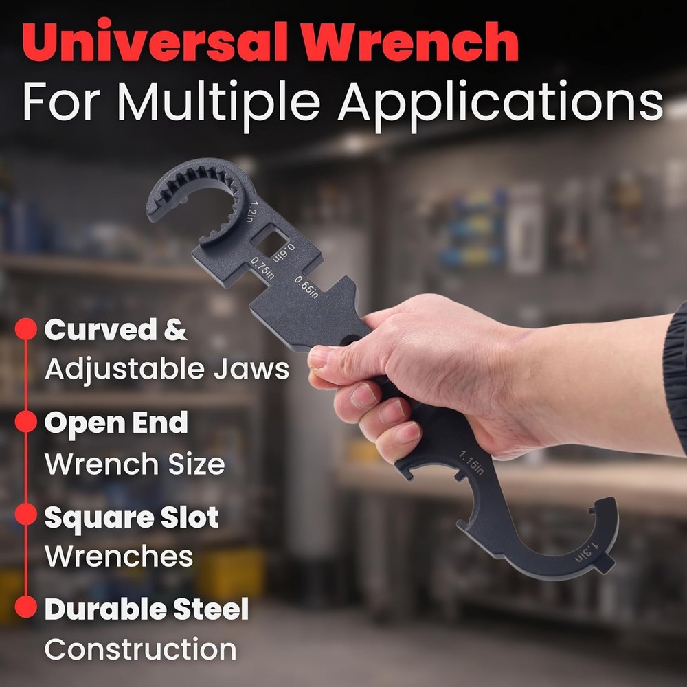 Multi-tool Combo Wrench 6 in 1 for Smithing, Spanner Removal & Installation