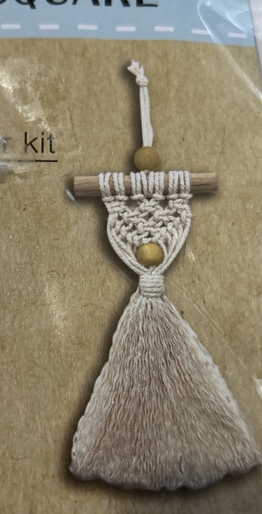 2 Kits New Crafter's Square Mini Macrame Wall Decor Kits