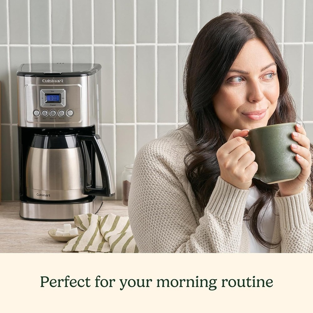 12-Cup Coffee Maker, Programmable PerfecTemp Thermal Carafe Coffee Machine