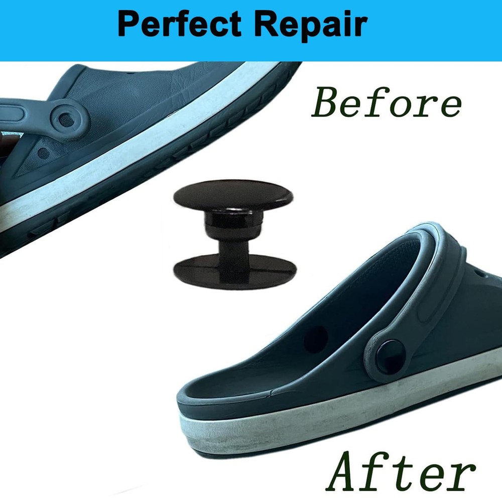 8 Sets Replacement Rivets for Beach Shoe Replacement Button Replacement Parts