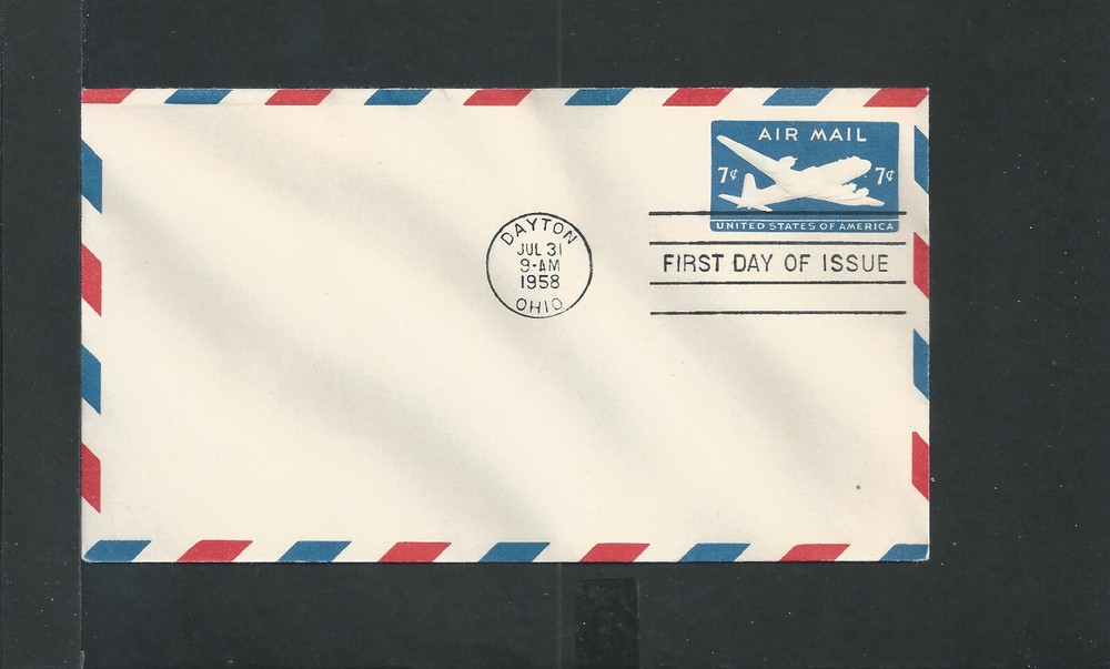 Scott UC26 Skymaster Jul 31, 1958 NO Cachet FDC