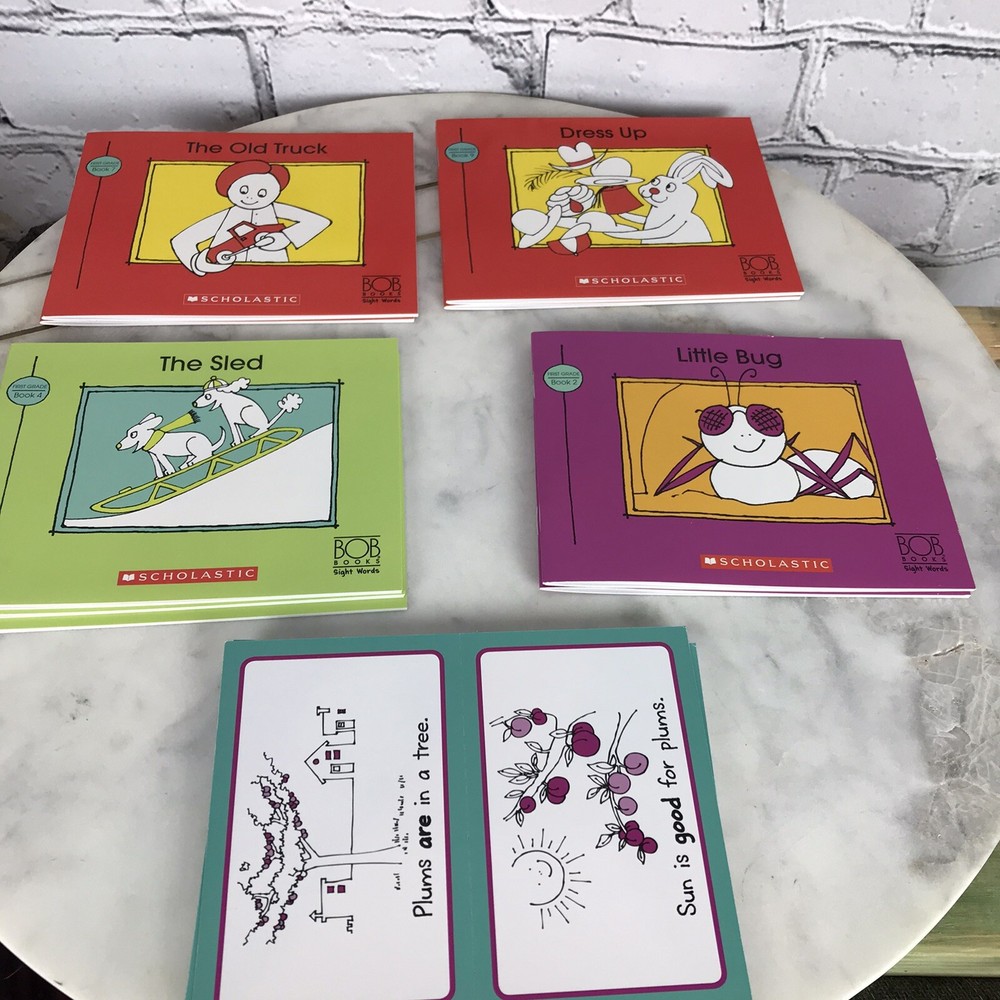 Scholastic Bob Books Sight Words First Grade Stage 2 Emerging Reader Homeschool