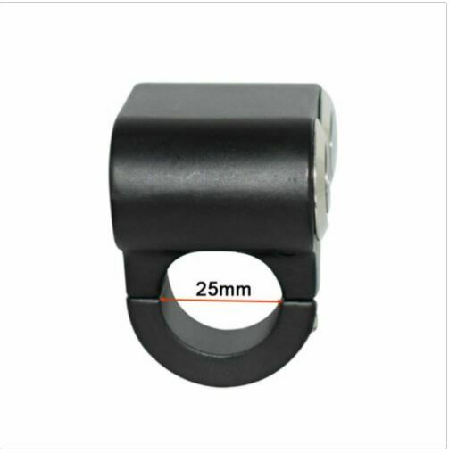 1" (25MM) MOTORCYCLE ON/OFF MANUAL RETURN DUAL SWITCH WITH BLUE LED