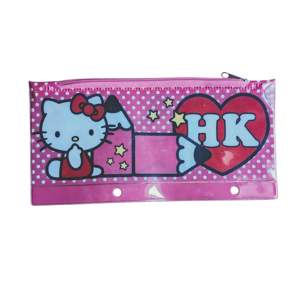 Hello Kitty Binder Pencil Case Double Sided