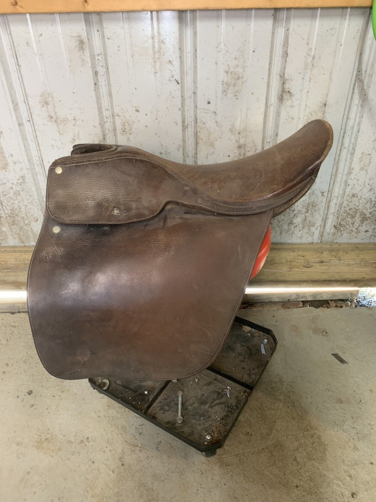 B T Crump english saddle