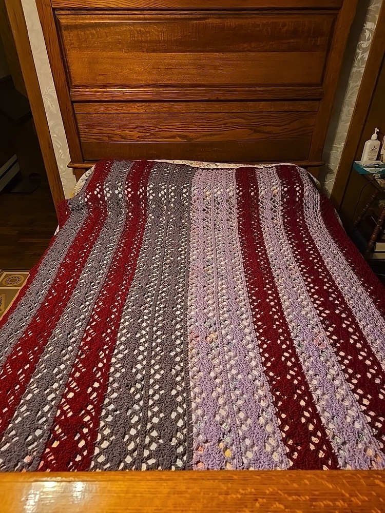 New Handmade Crocheted Afghan