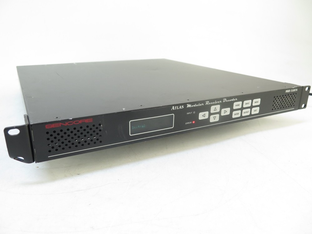 Sencore ATLAS MRD-3187A Modular Receiver Decoder, two Modules: Serial TS & Video
