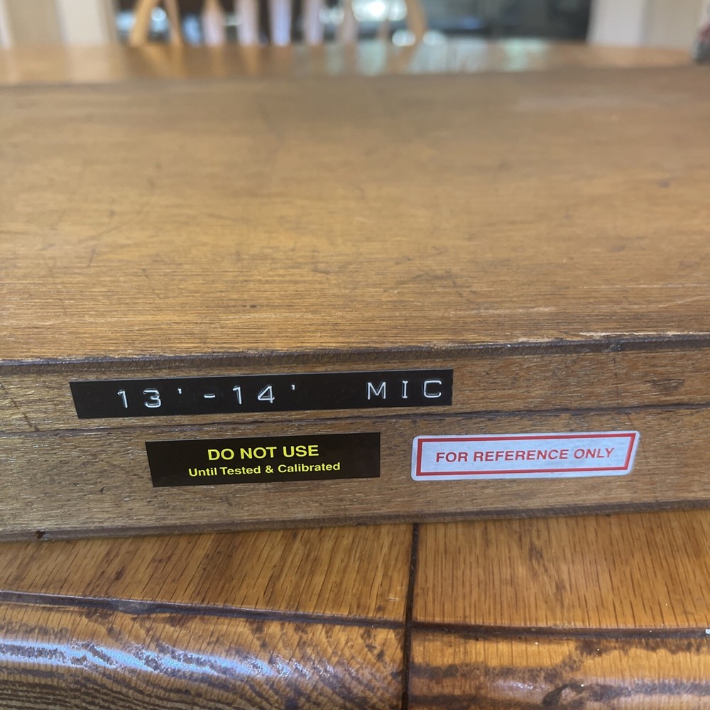 NSK Outside Micrometer, 14-15" Range W/ Box & Standard see pics