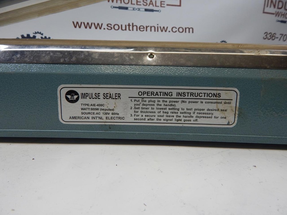 Impulse Sealer AIE-490C 500W 120V