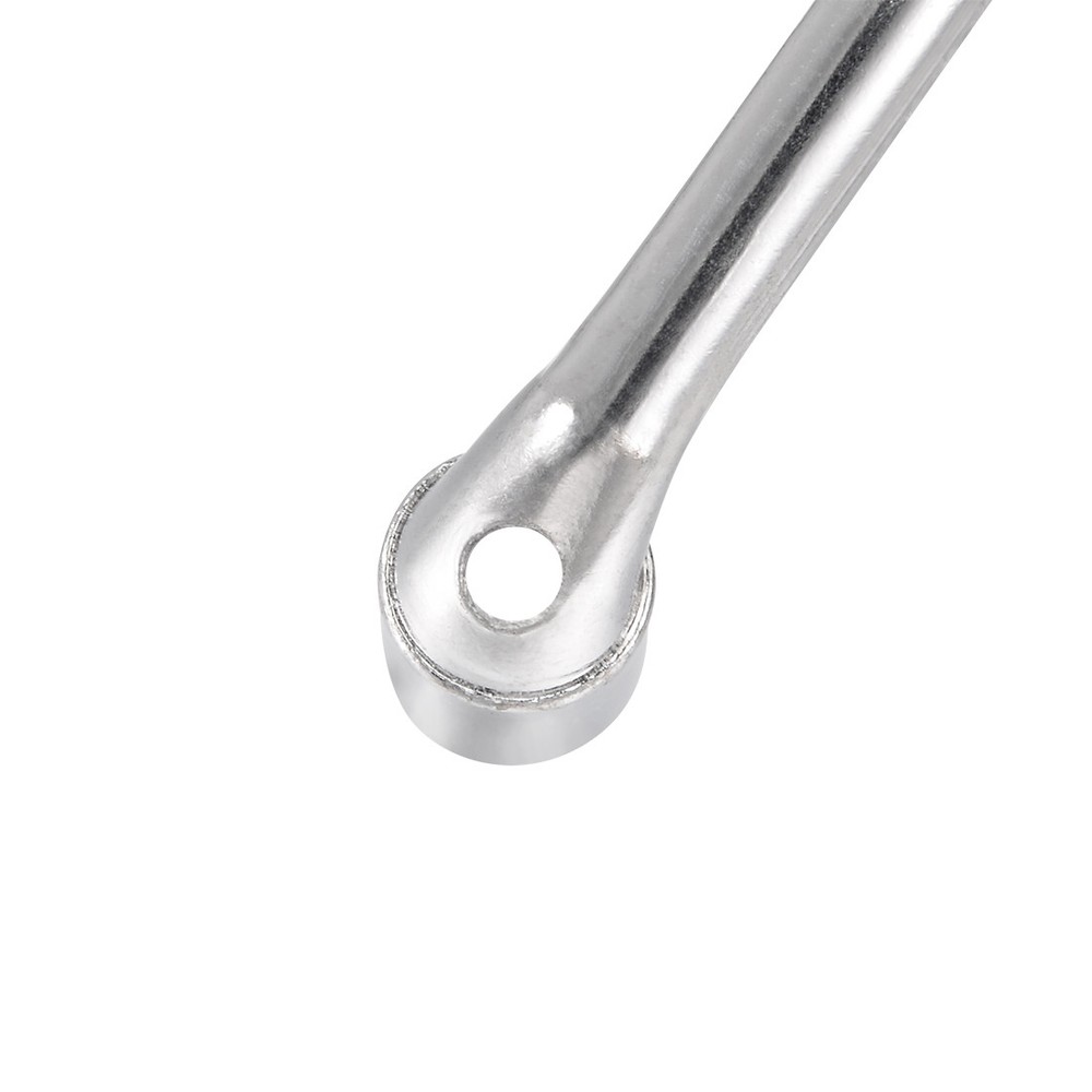 19mm Metric L Shaped Angled Open Hex 6 point Socket Wrench Silver