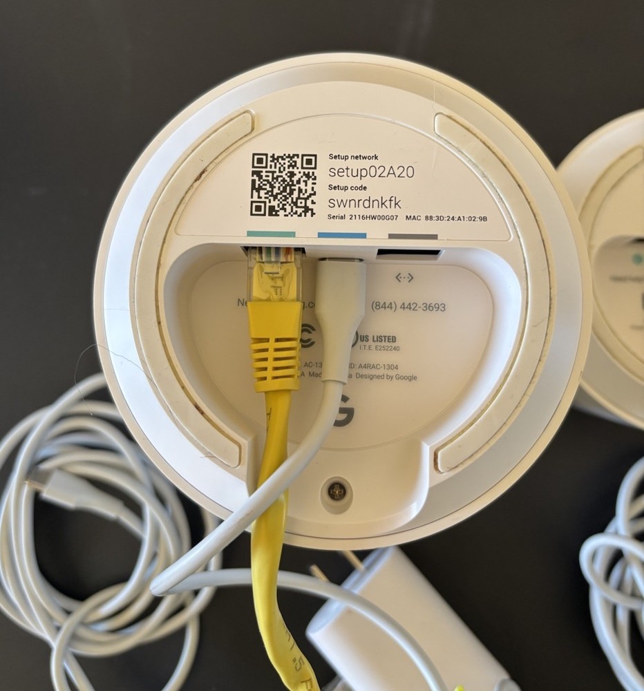 Google WlFi Extender System 3-pack Model AC-1304